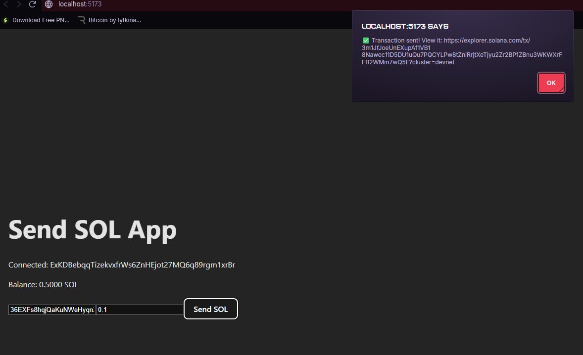 Interacting with Wallet and Transfering SOL(devnet)
Finallyyy I did it!

Can anyone suggest how to handle this error:

hook.js:608 Module "buffer" has been externalized for browser compatibility. Cannot access "buffer.Buffer" in client code. 

This error is so annoying!
<a href="/solana/">Solana</a>