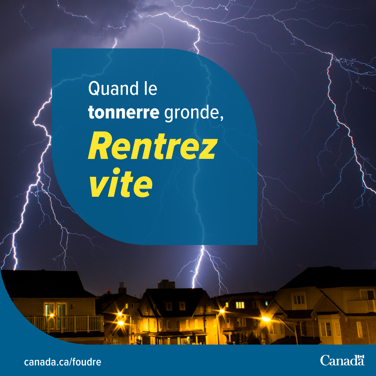 Surpris par un #orage? Les hangars, les abris de pique-nique et les tentes ne vous protègent PAS de la #foudre. 🙅

➡️ Trouvez un bâtiment fermé, un véhicule ou, dans le pire des cas, une zone de faible altitude.

Pour en savoir plus : ow.ly/nssq50WfNAN