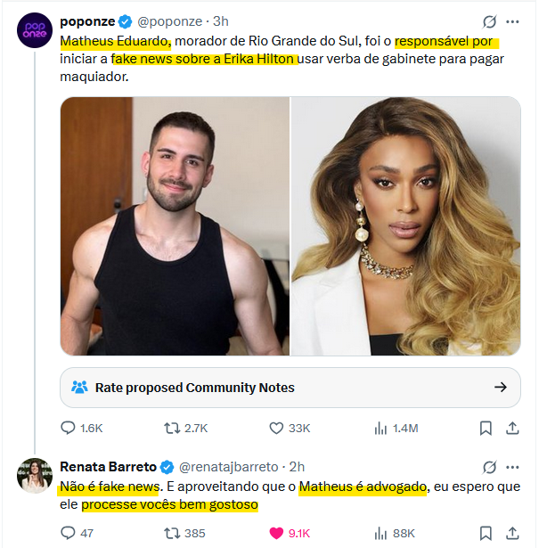 Madruga2020's tweet photo. @JoaquinTeixeira Quem tem cu tem medo, bastou a Renata mencionar que o cara é advogado. 🤣🤣👇 https://t.co/FlDLKGKZxB