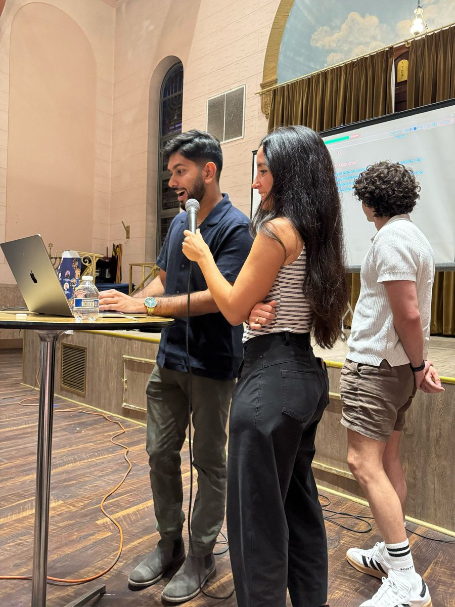 Last night with the goats: <a href="/aryamankhawow/">Aryaman</a> &amp; <a href="/ZreikJorge/">Jorge Zreik</a> 

<a href="/v0/">v0</a> demos are always my favorite 🖤🤍