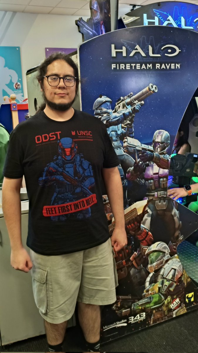 Nagakon (@odstaco) on Twitter photo <a href="/AnchorMcDaddy/">Anchor McDaddy</a> And you got the MA5 too!
The only arcade found that has Fireteam Raven in Mexico City has the turret configuration.
Still a really good experience, totally didn't have to invade a Chuck E Cheeses to play lmao
Had to wear my uniform too! <a href="/AnchorMcDaddy/">Anchor McDaddy</a> And you got the MA5 too!
The only arcade found that has Fireteam Raven in Mexico City has the turret configuration.
Still a really good experience, totally didn't have to invade a Chuck E Cheeses to play lmao
Had to wear my uniform too!