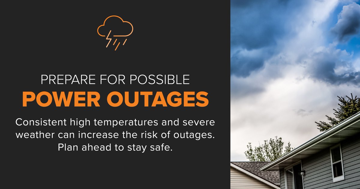 DuquesneLight's tweet image. The Pittsburgh region is expecting severe weather — including potential wind gusts up to 70 mph — on Wednesday, June 25. Coupled with the ongoing heat wave, these conditions could put strain on the electric grid and cause power outages.
Plan ahead: bit.ly/40mQbkB.