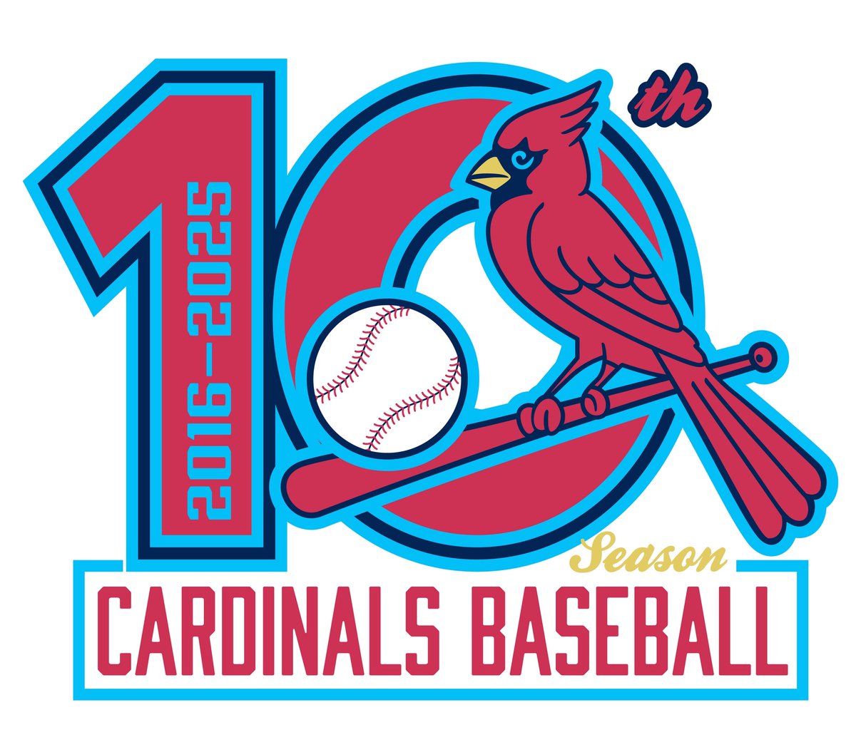 🚨Reunion of Former Cardinals - Our 10th Anniversary Game will be played on Thursday, July 10th vs NOCA at UNO. 6 pm start time. We would love to see as many of you as possible! Come help us celebrate 10 years of baseball excellence!