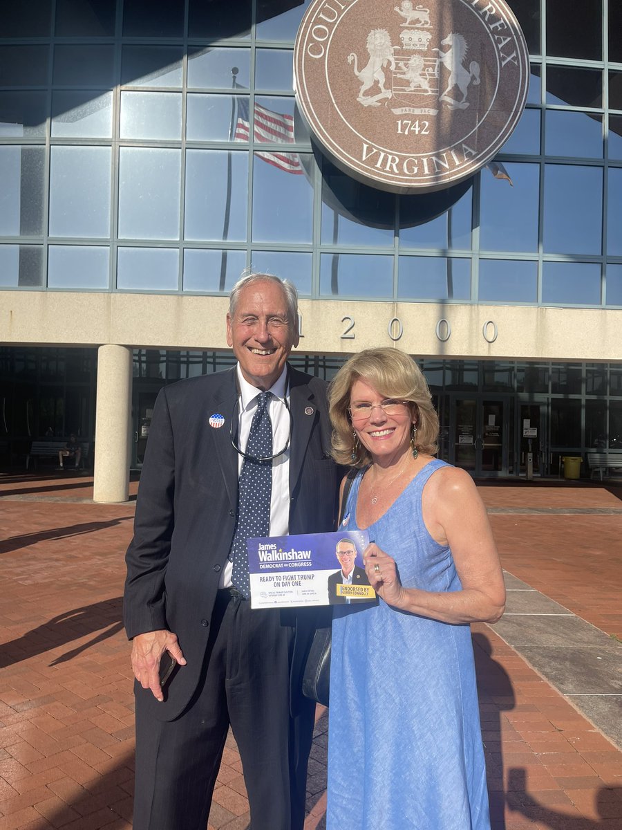 Dave Marsden (@sendavemarsden) on Twitter photo We just voted for <a href="/JamesWalkinshaw/">James Walkinshaw</a> for Congress!
If you live in Congressional District 11, previously represented by <a href="/ElectConnolly/">Gerry Connolly</a>, please vote in the Caucus by June 28th. Voting info at cd11votes.com
Lines are indoors and moving quickly now! We just voted for <a href="/JamesWalkinshaw/">James Walkinshaw</a> for Congress!
If you live in Congressional District 11, previously represented by <a href="/ElectConnolly/">Gerry Connolly</a>, please vote in the Caucus by June 28th. Voting info at cd11votes.com
Lines are indoors and moving quickly now!
