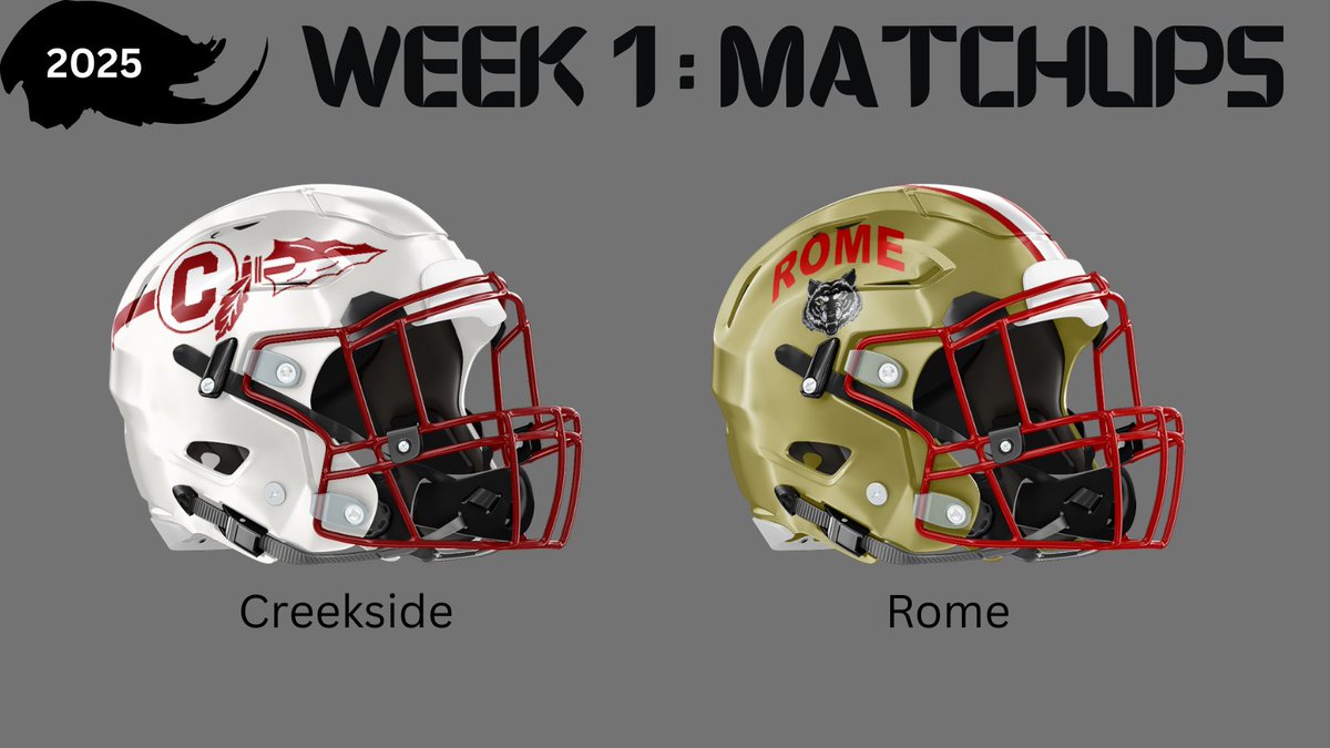 NwGa Football (@nwgafootball) on Twitter photo Countdown to Opening Day 2025
#8 (4A) Creekside at #12 (5A) Rome
Highly anticipated matchup at Barron Stadium as part of the the Annual Corky Kell Classic.
The Wolves feature a couple of the Top WR prospects in our Area with Georgia Tech commits <a href="/Darnellcollins0/">Darnell Collins</a> and Countdown to Opening Day 2025
#8 (4A) Creekside at #12 (5A) Rome
Highly anticipated matchup at Barron Stadium as part of the the Annual Corky Kell Classic.
The Wolves feature a couple of the Top WR prospects in our Area with Georgia Tech commits <a href="/Darnellcollins0/">Darnell Collins</a> and