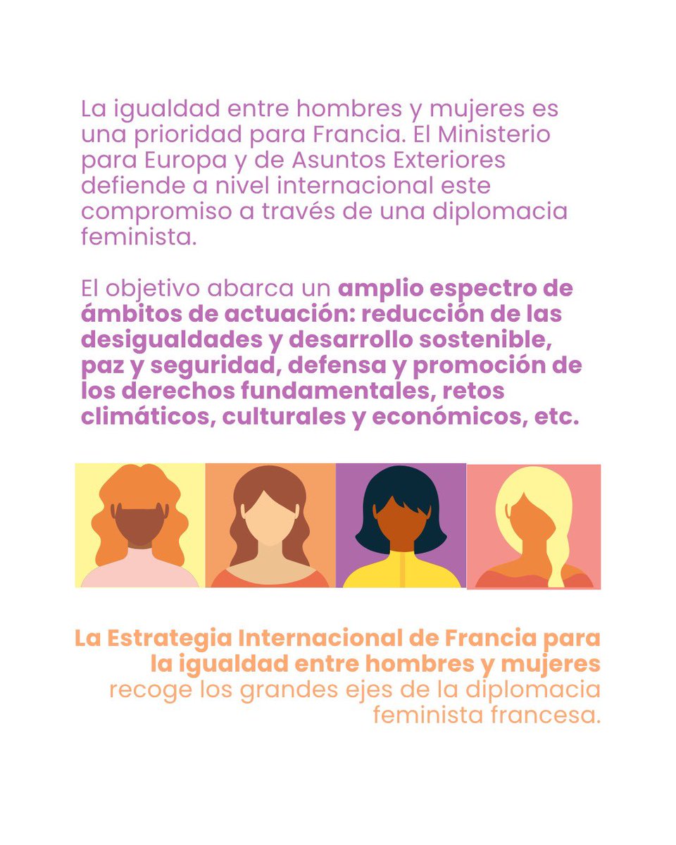 Francia en Panama (@franciapanama) on Twitter photo SABIAS QUE ❓❓❓
✨ Hoy, celebramos el Día Internacional de las Mujeres en la Diplomacia
Con este motivo, Francia reafirma sur compromiso con la #diplomaciafeminista 💜🧡
<a href="/francediplo/">France Diplomatie 🇫🇷🇪🇺</a> <a href="/francediplo_ES/">Francia Diplomacia 🇫🇷🇪🇺</a> SABIAS QUE ❓❓❓
✨ Hoy, celebramos el Día Internacional de las Mujeres en la Diplomacia
Con este motivo, Francia reafirma sur compromiso con la #diplomaciafeminista 💜🧡
<a href="/francediplo/">France Diplomatie 🇫🇷🇪🇺</a> <a href="/francediplo_ES/">Francia Diplomacia 🇫🇷🇪🇺</a>