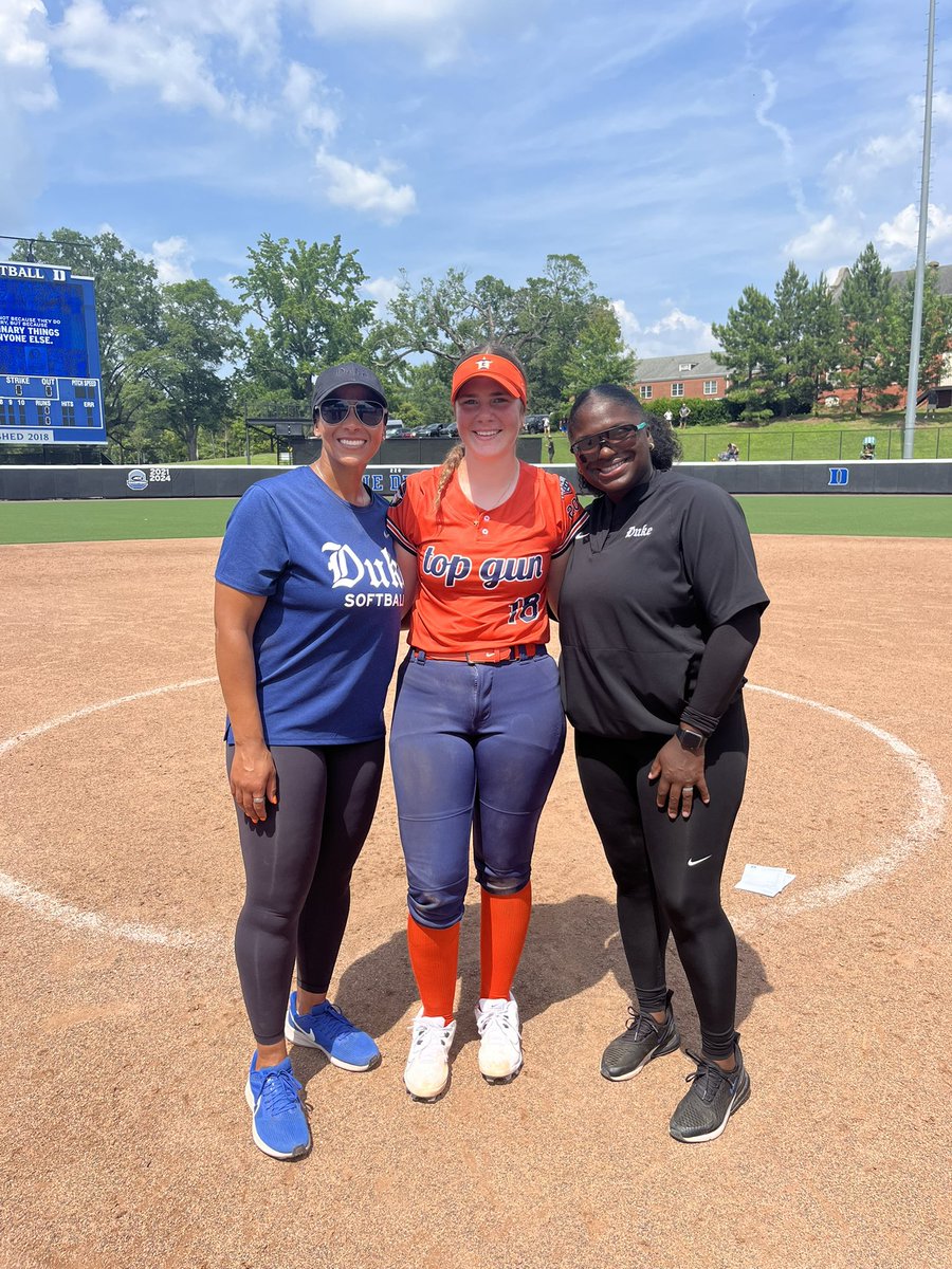 Reagan Ball 2027 (@ballreagan68928) on Twitter photo Had a great time these past two days at the <a href="/DukeSOFTBALL/">Duke Softball</a> camp! I enjoyed the campus tour, scrimmages, and drills! I appreciate the feedback given to me and can’t wait to use the new pitching drills I learned! <a href="/DukeCoachYoung/">Marissa Young</a> <a href="/prstaggs/">Parker Staggs</a> <a href="/oliviaadyan/">“Coach Liv” Olivia Watkins</a> <a href="/CoachTaylor_W/">Taylor Wike</a> <a href="/TopGun0809KS/">Top Gun 26/27 KC</a> Had a great time these past two days at the <a href="/DukeSOFTBALL/">Duke Softball</a> camp! I enjoyed the campus tour, scrimmages, and drills! I appreciate the feedback given to me and can’t wait to use the new pitching drills I learned! <a href="/DukeCoachYoung/">Marissa Young</a> <a href="/prstaggs/">Parker Staggs</a> <a href="/oliviaadyan/">“Coach Liv” Olivia Watkins</a> <a href="/CoachTaylor_W/">Taylor Wike</a> <a href="/TopGun0809KS/">Top Gun 26/27 KC</a>