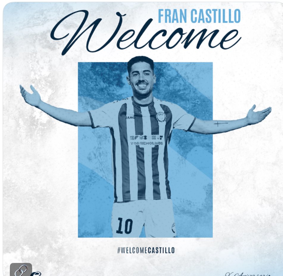 Lo siento por Sangalli y Juanpe. Pero <a href="/francastillo10_/">Fran Castillo</a> reciente fichaje del <a href="/ibizaud/">UD Ibiza 🩵</a> tiene sobradamente más calidad que estos dos para jugar en el <a href="/MalagaCF/">Málaga CF</a> . Ya se que #2RFEF no es <a href="/LaLiga2/">LALIGA HYPERMOTION</a> . Que bueno hubiese sido verlo en La Rosaleda.