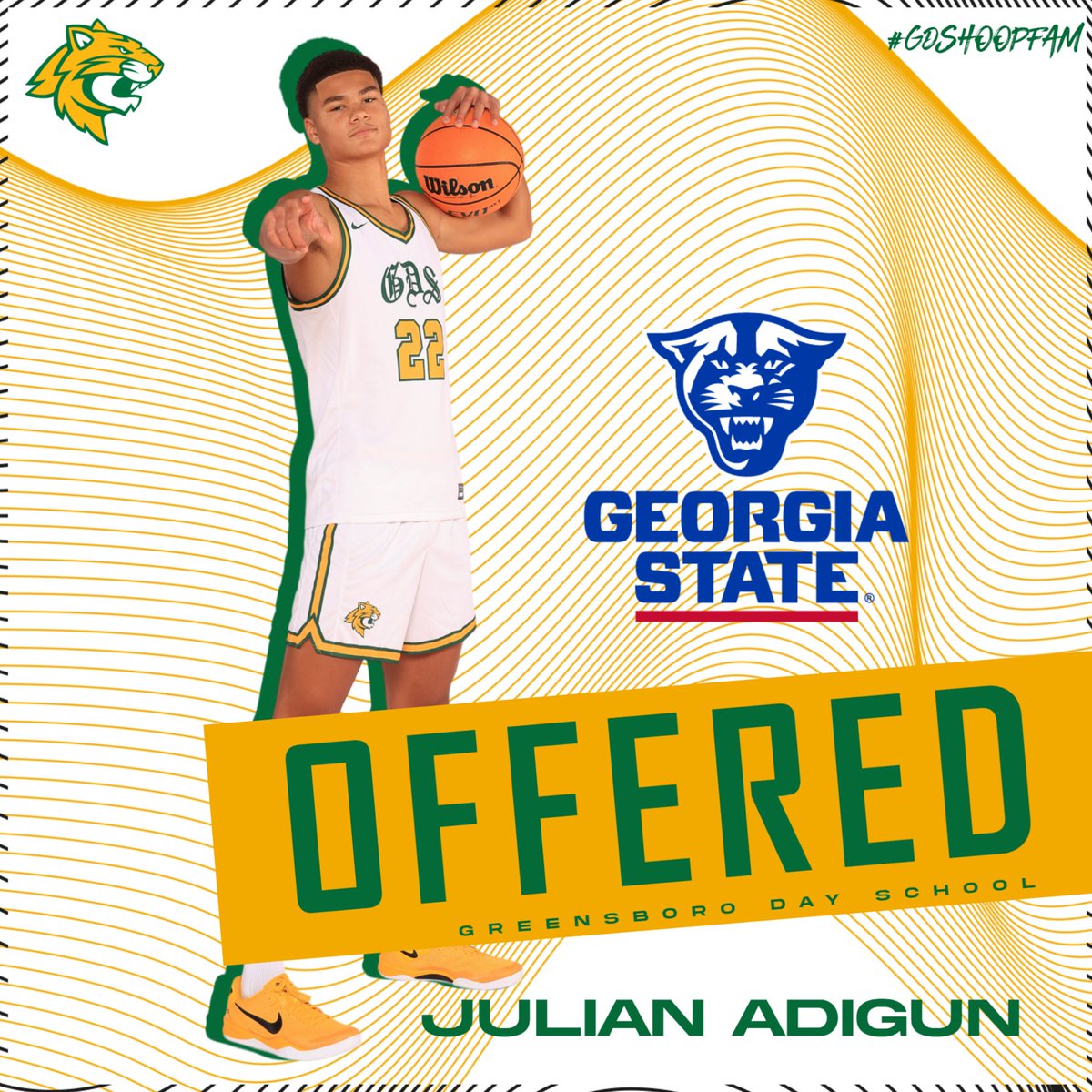 <a href="/julian_adigun35/">Julian Adigun</a> has been offered by Georgia State! Congratulations, Julian! #gdshoopfam