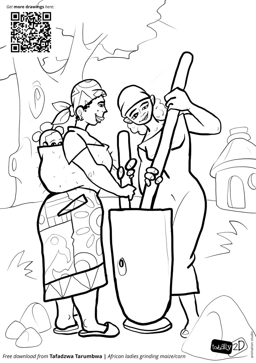 totally2d's tweet photo. Feel free to download, print, and enjoy this colouring page! The colouring page was illustrated by Tafadzwa Tarumbwa (me). Tafadzwa Tarumbwa - the animator behind some of Zimbabwe's beloved cartoon characters, including Stunt Goat #Kids #Zimbabwe https://t.co/b48YhSK5TZ