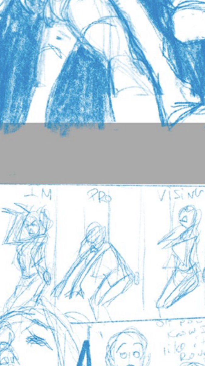 AlamusPrime's tweet photo. More sneaky peeks from the next chapter of #AnotherDawn.
I have a lot more thumbs to go before a cleanup of panels on pages, then transfer to clip studio for better drawing motion.
I work quickly in Procreate on my iPad to stop myself from getting lost in details and proportion accuracy. All that happens in ClipStudioPaint along with all the rendering/lettering.
Though ClipStudio has gotten more robust, I still miss Photoshops text capabilities for sfx.
Though #FuckAdobe, I’m never using that shit again.