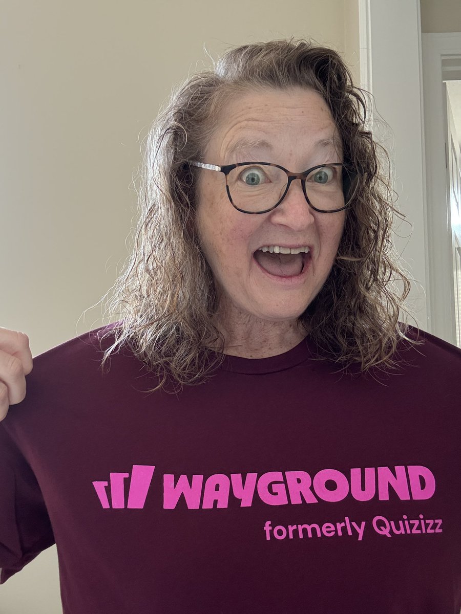swampfrogfirst's tweet photo. How appropriate that on this #techshirttuesday Quizizz celebrates a new name!
Welcome @waygroundai 💖
#edtechcoach
#waygroundai
#BeyondtheZZZ https://t.co/UYOHQSab7p