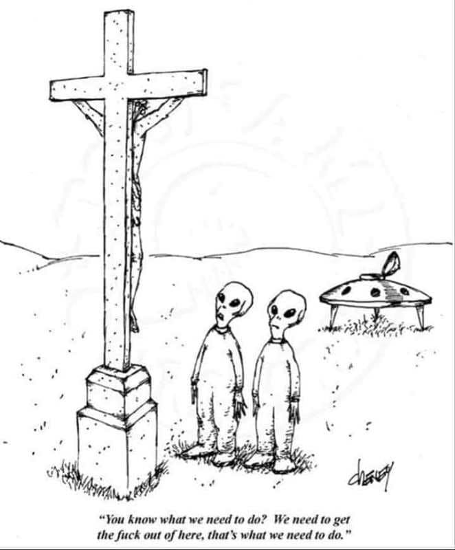 #WhySpaceAliensAvoidEarth