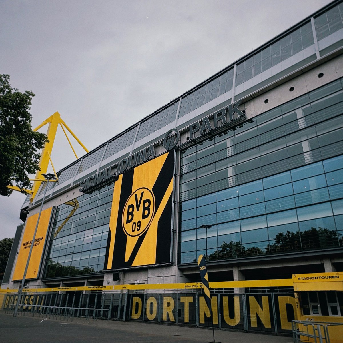 Azda87's tweet photo. Drove back via Dortmund today, thought I’d check out the stadium…just reminds me off all the terrible signings we’ve had off them…😂 https://t.co/SUs3UwaI4i