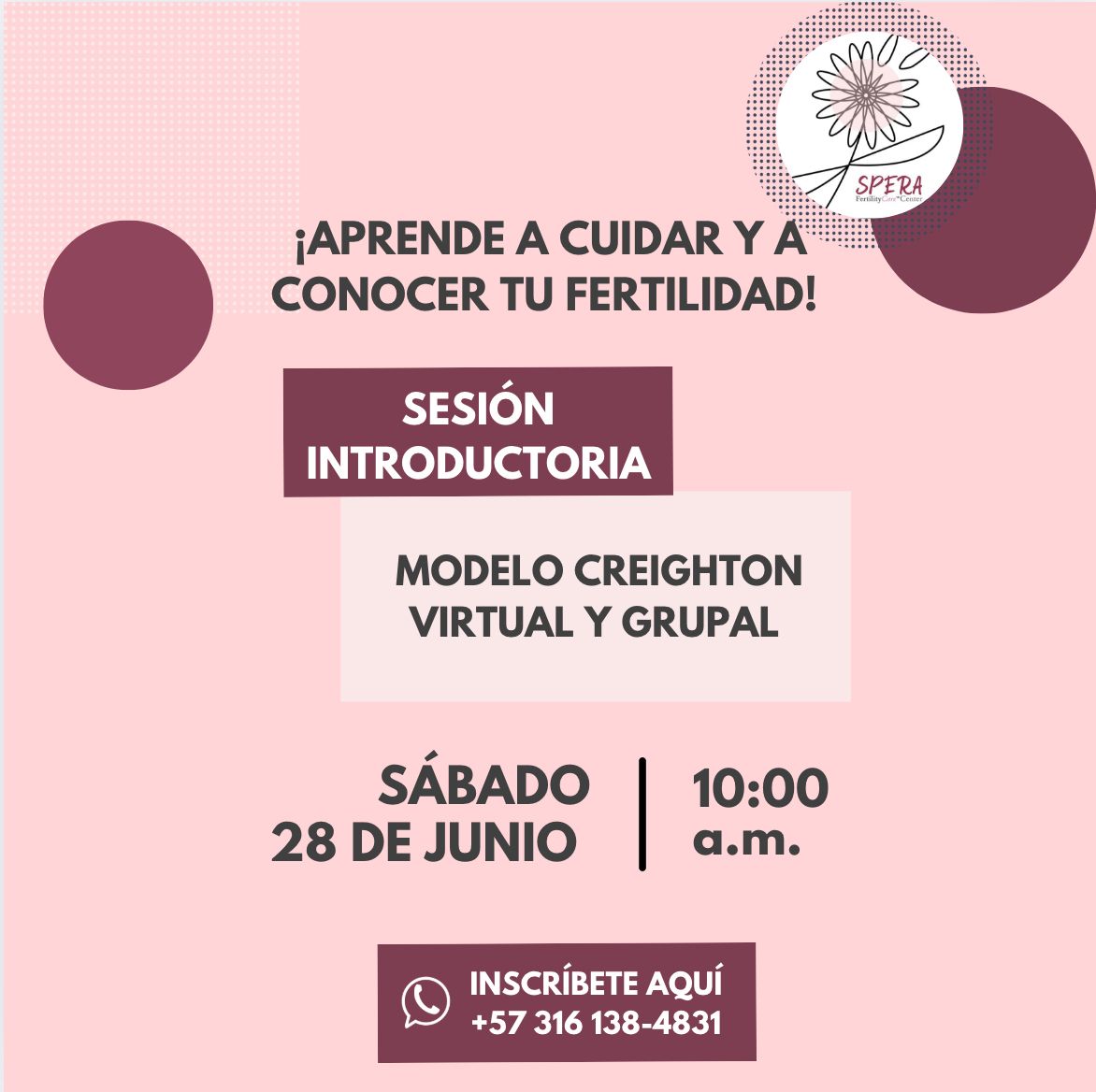 Fund_DeNacer's tweet photo. 🟣🟣🟣 El #ModeloCreighton - Metódo de reconocimiento de la fertilidad te ayuda a comprender tu salud procreativa y ginecológica 🟣🟣🟣 #SperaFeryilityCare #NaProTecnología #FundaciónDerechoANacer https://t.co/t0IkymIQVK