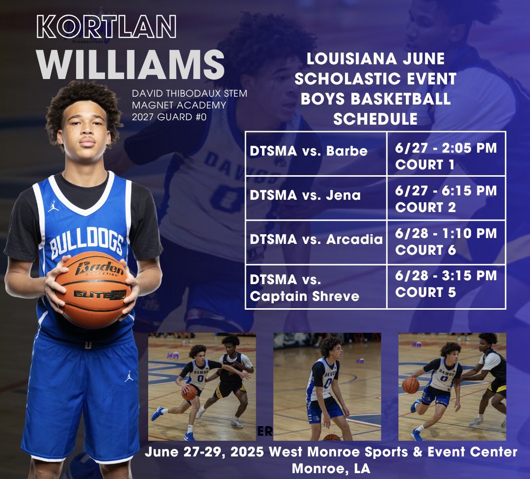 Coaches, I will be playing in the <a href="/LHSBCANOW/">LHSBCANOW</a> JSE Boys Team Camp this weekend in Monroe, LA lhsbcanow.org/event-details/…