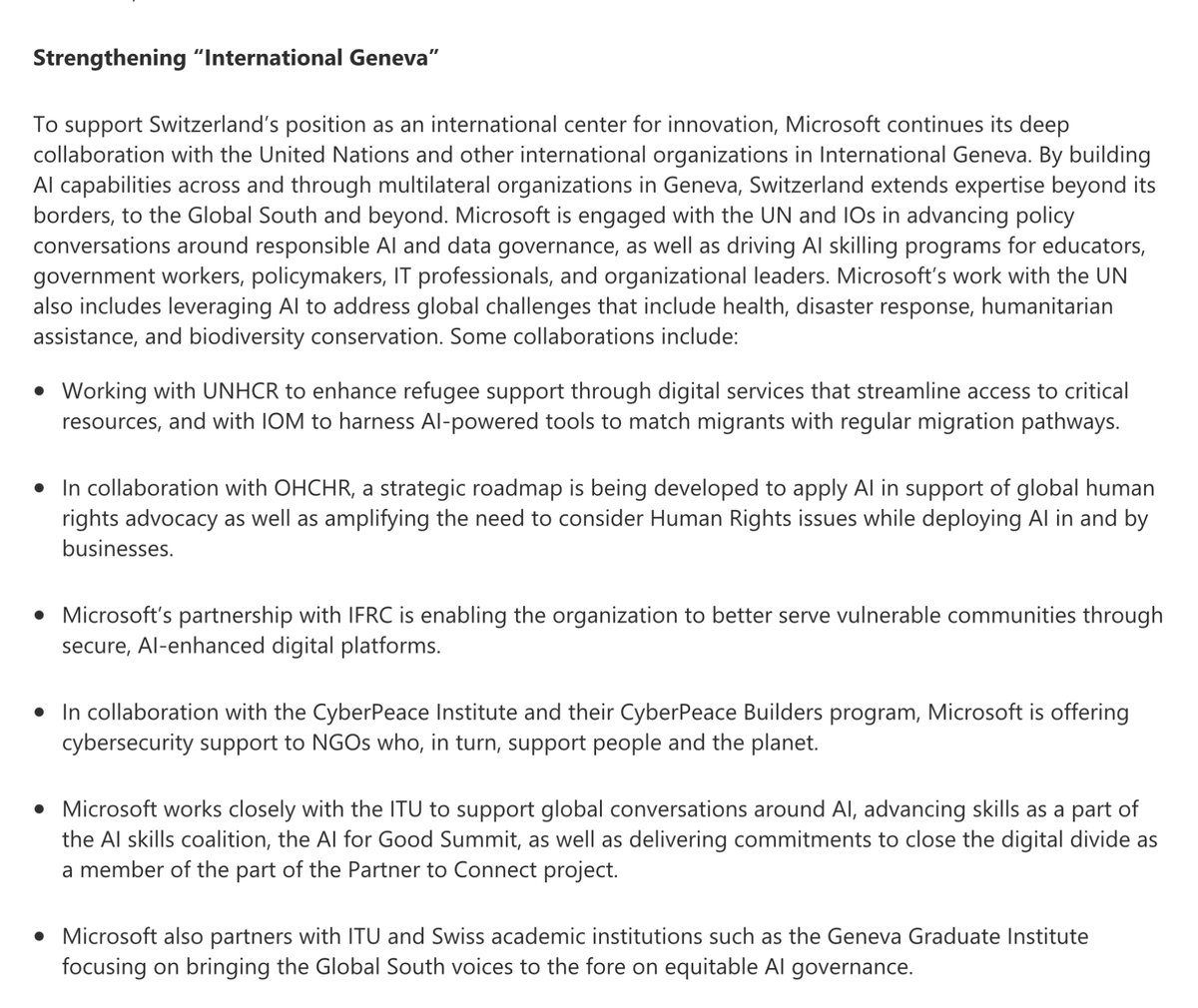 DenyTheMark2020's tweet image. Why are Brad Smith &amp;amp; Microsoft focused on Switzerland &amp;amp; Racine, Wisconsin?
Is Bill Gates close partners with Rotary?
Is Rotary close partners with United Nations?
Microsoft too?
AI in healthcare, finance &amp;amp; government?
What could go wrong?
AI for Good?
What demons?
#Cyberpeace