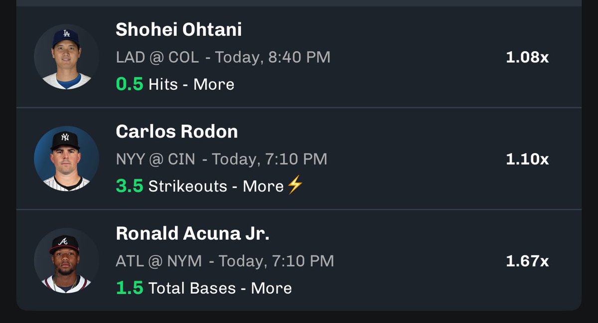 PicksByLil's tweet image. Chalkboard Builder Slip 🧪

If your not already cashing out with me download @ChalkboardHQ today using my code “PBLil” to receive the free square of the day and a deposit match 🤞🏾🤝 #ChalkboardHQ #MLBPicks #gamblingX