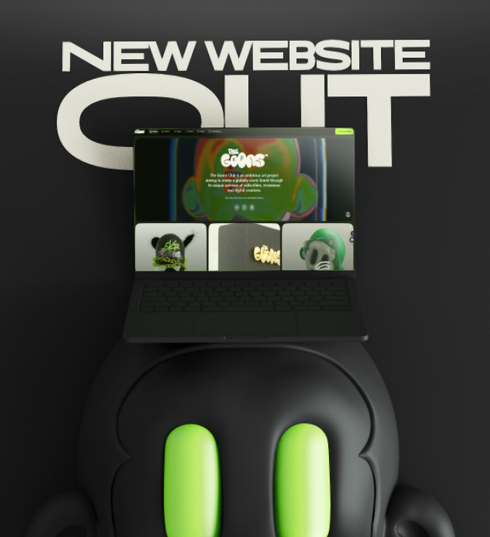 The new Goons website is now LIVE!

Built to be the home for everything ahead - marketplace, drops, evolutions, claims, and more.

This is just the beginning of a new era.

🧪 Explore it now: goonsclub.com
📣 Full launch update in Discord