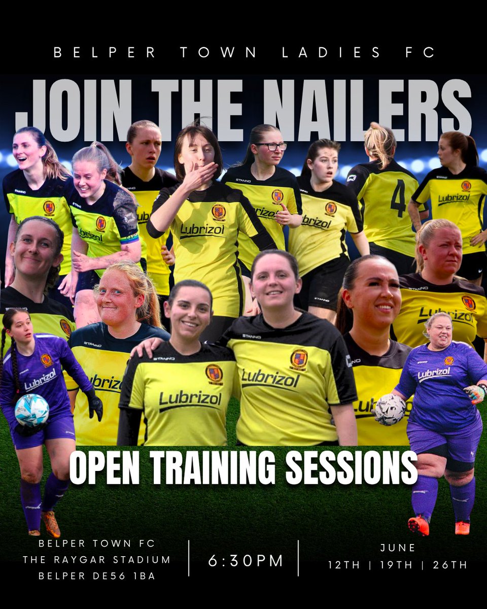 ๐๐๐ฅ๐ฉ๐๐ซ ๐๐จ๐ฐ๐ง ๐๐๐๐ข๐๐ฌ (@belpertownlfc) on Twitter photo โซ๐ก ๐ข๐ฝ๐ฒ๐ป ๐ง๐ฟ๐ฎ๐ถ๐ป๐ถ๐ป๐ด ๐ฆ๐ฒ๐๐๐ถ๐ผ๐ป๐ ๐กโซ
Belper Town Ladies FC are recruiting for both the First Team and Reserves Team ahead of the 25/26 season.
To register interest for our open sessions, click the link below to fill out our Google form:
docs.google.com/forms/d/e/1FAIโฆ โซ๐ก ๐ข๐ฝ๐ฒ๐ป ๐ง๐ฟ๐ฎ๐ถ๐ป๐ถ๐ป๐ด ๐ฆ๐ฒ๐๐๐ถ๐ผ๐ป๐ ๐กโซ
Belper Town Ladies FC are recruiting for both the First Team and Reserves Team ahead of the 25/26 season.
To register interest for our open sessions, click the link below to fill out our Google form:
docs.google.com/forms/d/e/1FAIโฆ