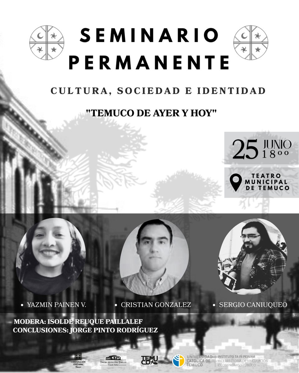 Pu peñi pu lamngen, amig@s, que van a estar mañana miércoles 25 en Temuco les dejo está invitación, espero puedan asistir o compartir, se agradece mucho