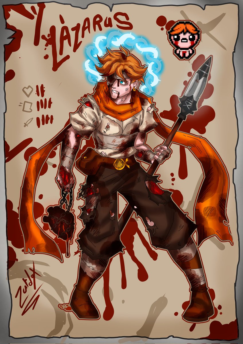 CSklton's tweet photo. BETWEEN LIFE AND DEATH, THE RISEN LAZARUS!!!

#thebindingofisaac #tboi #fanart #indiegames #digitalart #gaming #Lazarus https://t.co/s0eC5br9hv