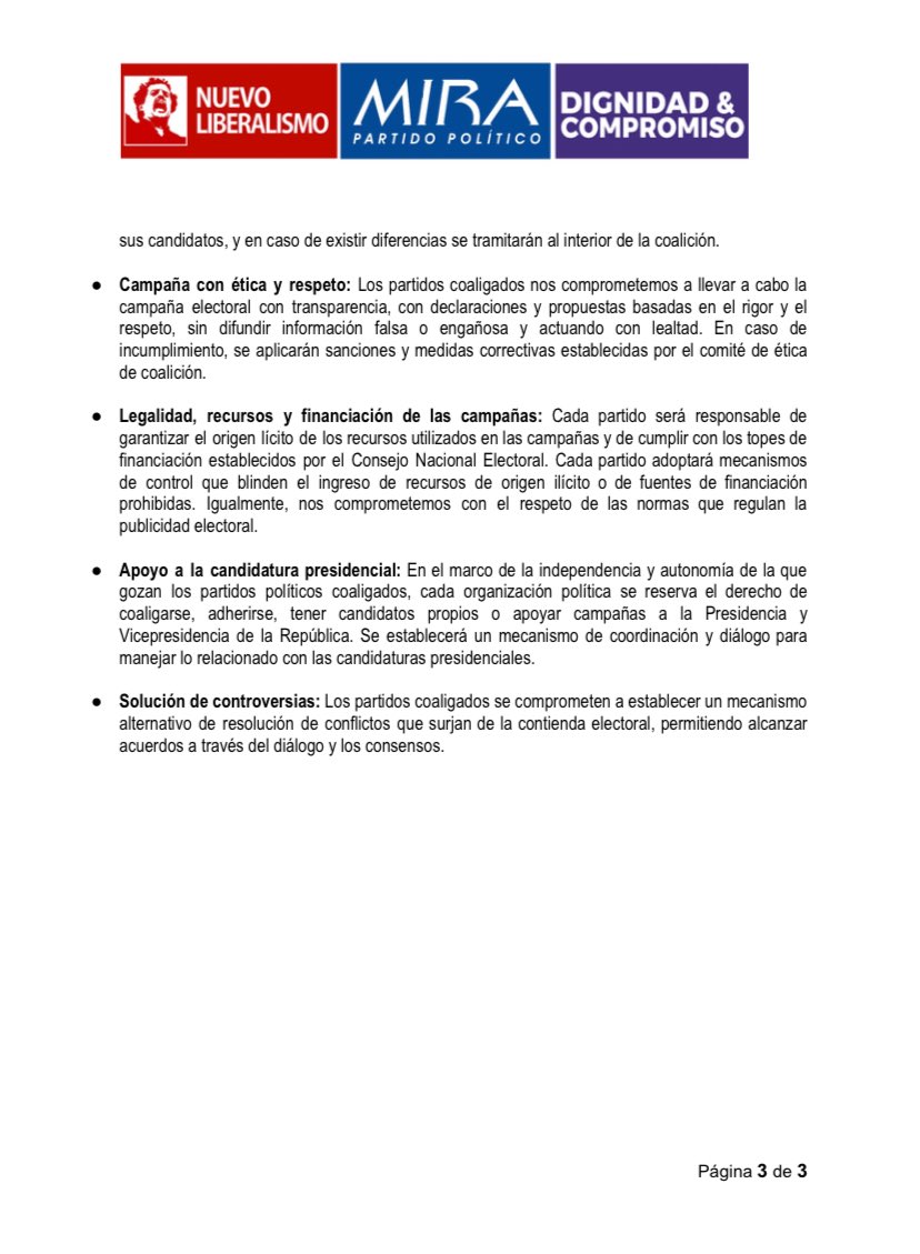 ¿Con qué cara, quienes mal gobernaron y quienes mal gobiernan, critican Coalición #AhoraColombia ?

Leo que diferencias se mantienen y se juntan sobre coincidencias. Nadie cambió principios por votos como hicieron quienes mal han gobernado.

Así se une el país, ¿o entonces como?
