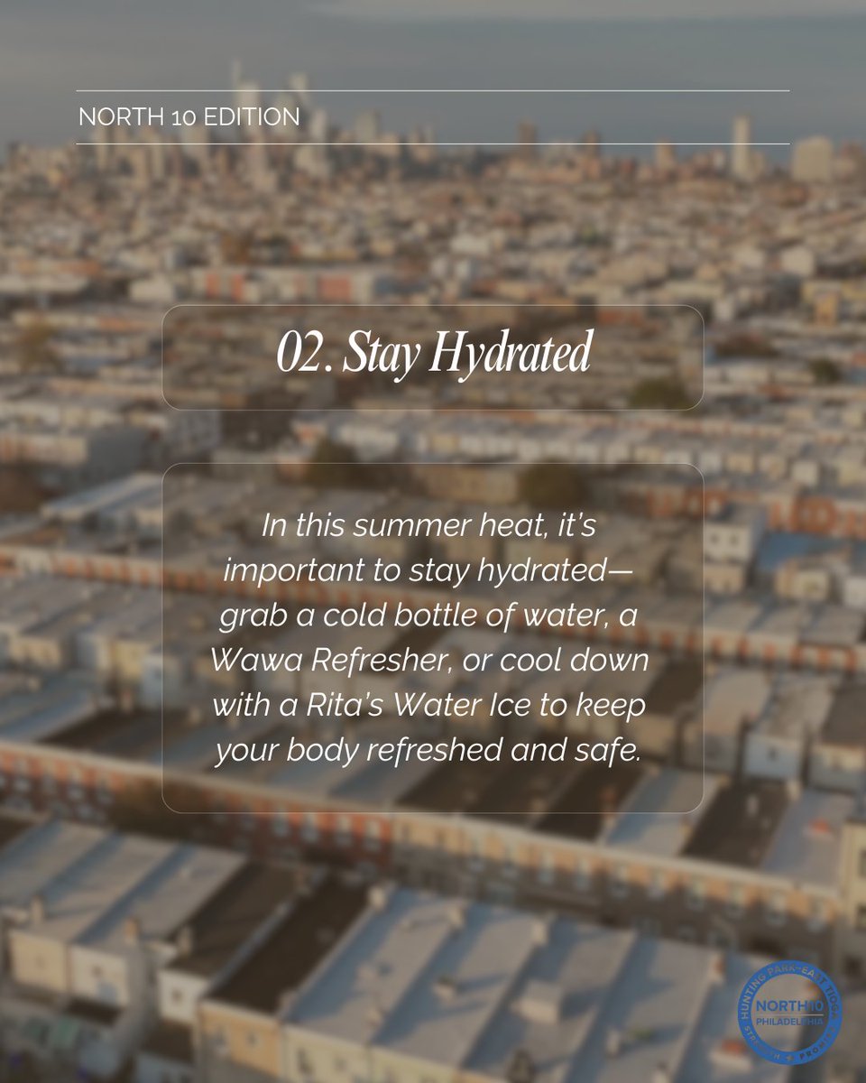 North10Phl's tweet photo. Need a place to cool off? North10, Philadelphia, is serving as a designated cooling center during these hot summer days. Our doors are open to community members seeking relief from the heat. Stop by the Lenfest Center to rest, hydrate, and stay safe. 

#TogetherWeThrive https://t.co/iQDc8XlTlJ