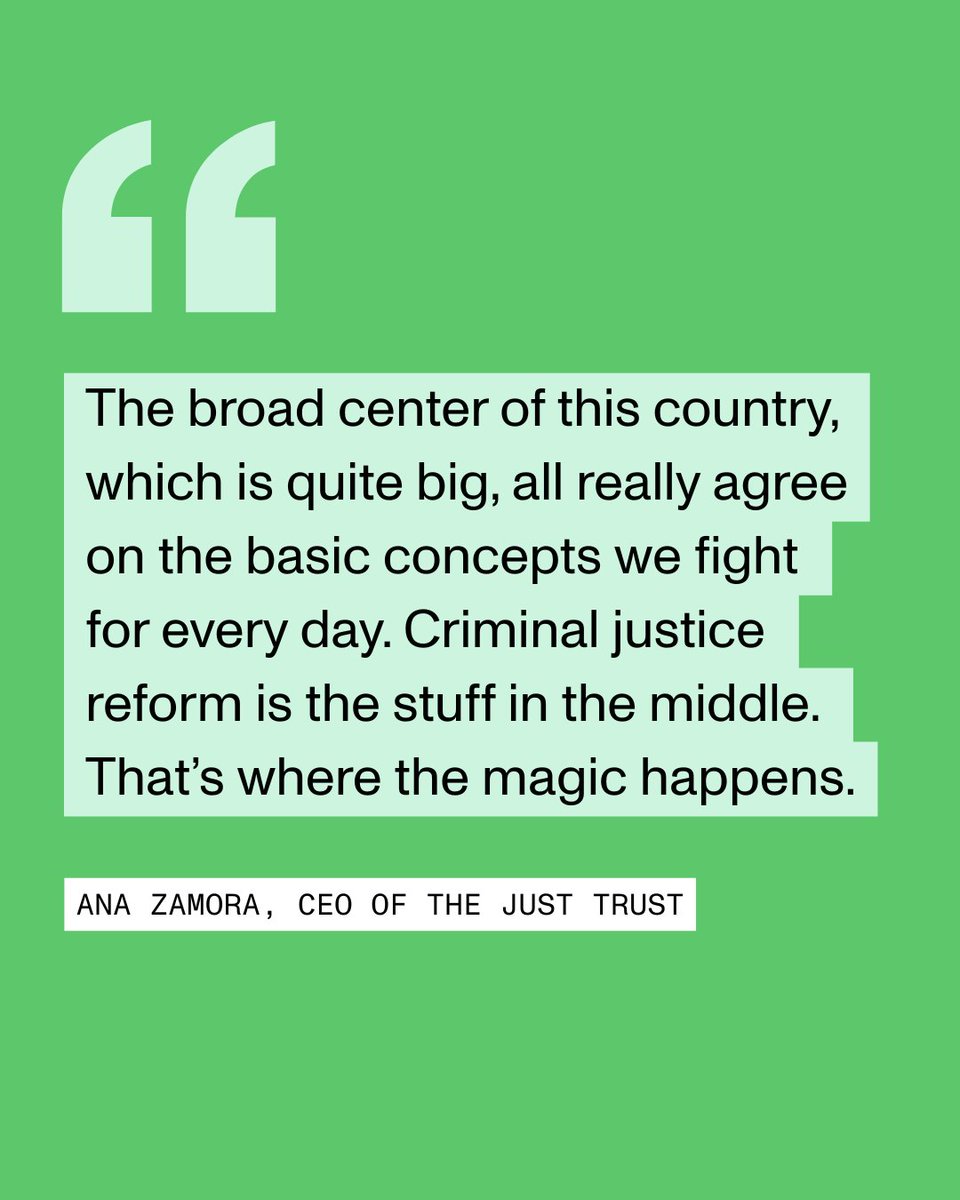 thejusttrust's tweet image. The results are in: Most Americans WANT changes to the criminal justice system. What comes next is up to us. Real reform takes all of us pulling in the same direction. We cannot be successful without coming together to share and strive for this universal goal.