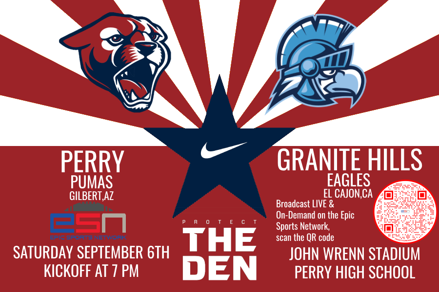 Epic Sports Network (@epicsportstv) on Twitter photo π¨ Labor Day Weekend π¨
We'll bring you an interstate matchup as <a href="/perrypumas/">Perry High Football</a> host <a href="/granitehillsfb/">Granitehillsfootball</a> LIVE on <a href="/EpicSportsTV/">Epic Sports Network</a>! A special Saturday Night Showdown at 7pm on September 6th! We're LIVE from John Wrenn Stadium at 6:30pm for Pregame! ποΈπ΄ππ₯ <a href="/Burritoexp/">Burrito Express</a> <a href="/ProComHeadsets/">ProCom Headsets</a> π¨ Labor Day Weekend π¨
We'll bring you an interstate matchup as <a href="/perrypumas/">Perry High Football</a> host <a href="/granitehillsfb/">Granitehillsfootball</a> LIVE on <a href="/EpicSportsTV/">Epic Sports Network</a>! A special Saturday Night Showdown at 7pm on September 6th! We're LIVE from John Wrenn Stadium at 6:30pm for Pregame! ποΈπ΄ππ₯ <a href="/Burritoexp/">Burrito Express</a> <a href="/ProComHeadsets/">ProCom Headsets</a>