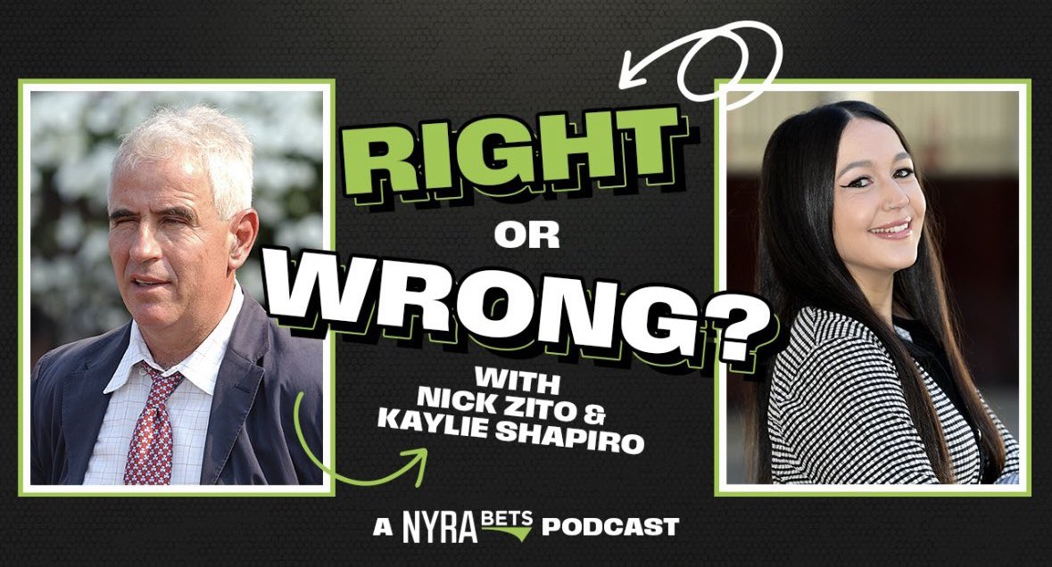 KaylieShapiro13's tweet photo. Ep. 4 of Right Or Wrong is now up!
https://t.co/o6J26sKD5J

I may be biased, but this is a must watch. Nick shared his best memories with arguably the most influential racing figure of the last century, D. Wayne Lukas. 

We were joined by @failedtomenace and previewed this week’s G1 Stephen Foster, and also talked @Thorpedo_Anna ahead of her start in the G2 Fleur de Lis.