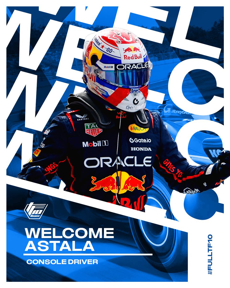 Team TF10 Esports (@teamtf10) on Twitter photo SIGNING | <a href="/astalaaa13/">TF10 Astala</a>
We're really happy to welcome Astala to the team!
The talented Finn just switched off the racing line. but is already setting world records and we can't wait to see what he is able to do for us!
Welcome, Astala!💙
#FullTF10 SIGNING | <a href="/astalaaa13/">TF10 Astala</a>
We're really happy to welcome Astala to the team!
The talented Finn just switched off the racing line. but is already setting world records and we can't wait to see what he is able to do for us!
Welcome, Astala!💙
#FullTF10