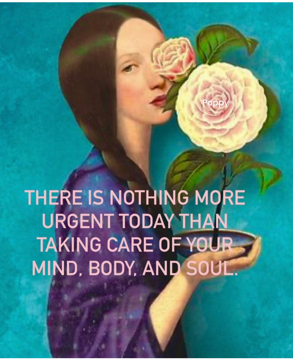 There is nothing more urgent than taking care of
your mind, body, and soul.