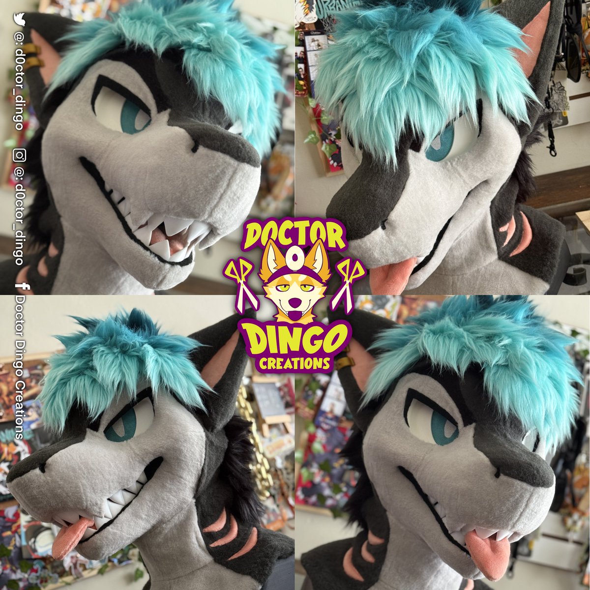 D0ctor_Dingo's tweet image. Finished commission for @ThatGaySushi !🦈🦈
Made with 3D modeled base by us and printed with TPU flexible filament by Ab Can 3Design
We loved working with his amazing design and colors!