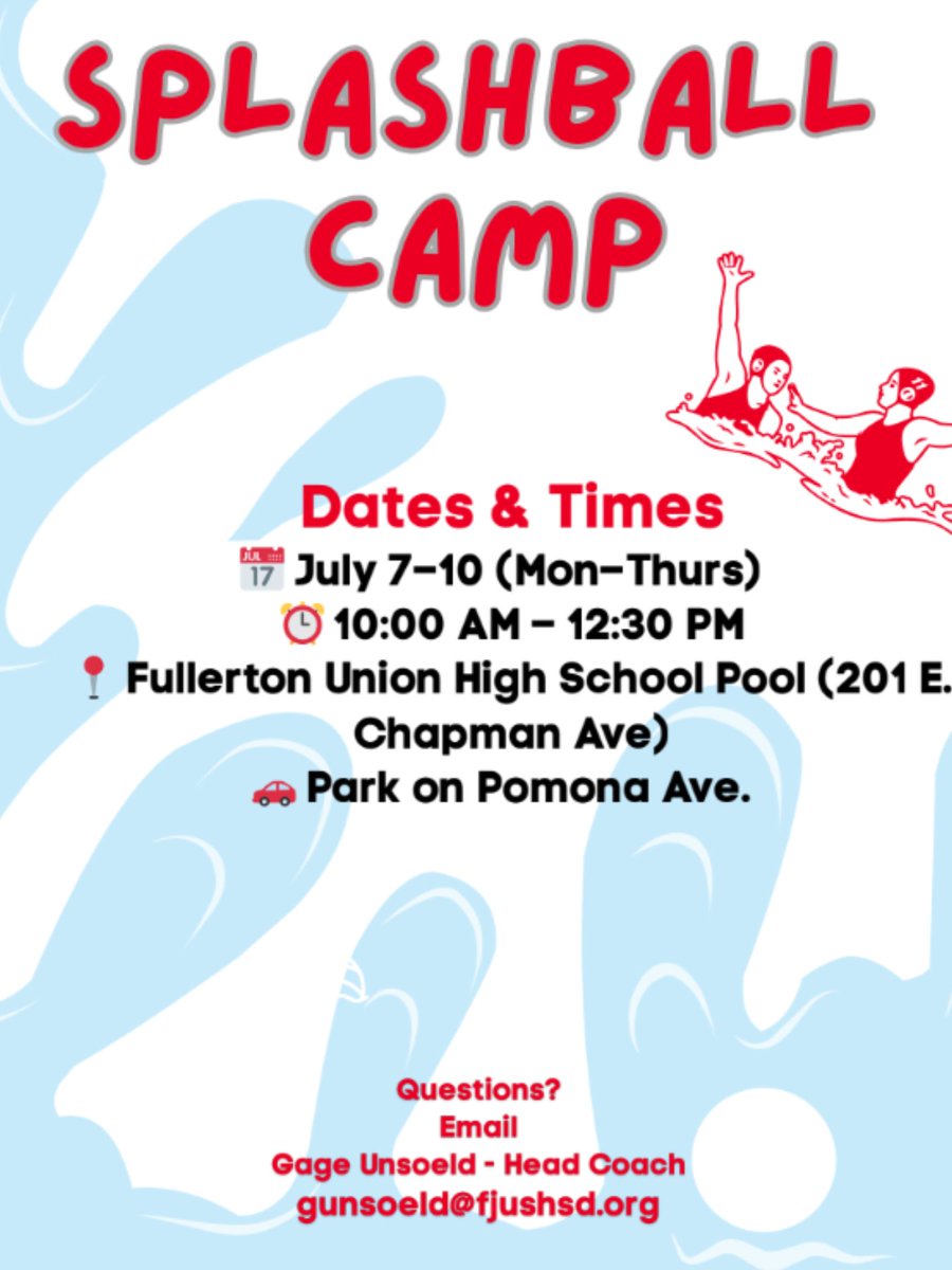 Splashball Camp at FUHS!