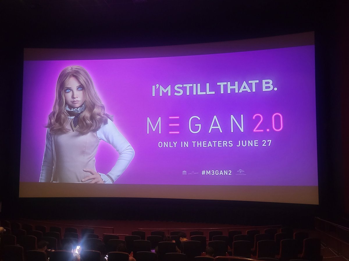 Here's hoping this is as delightful as the first film. #M3GAN2