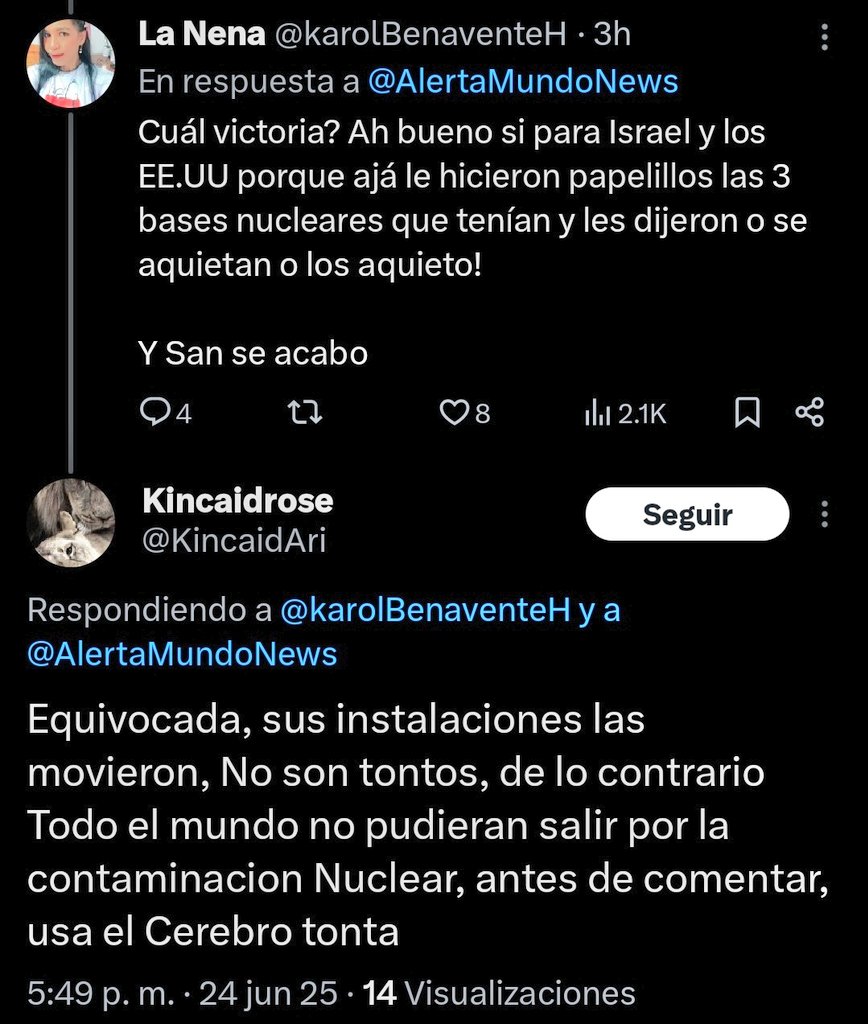 Sres. Si me comentan y me bloquean...

O sea dejen su MARICURA vale