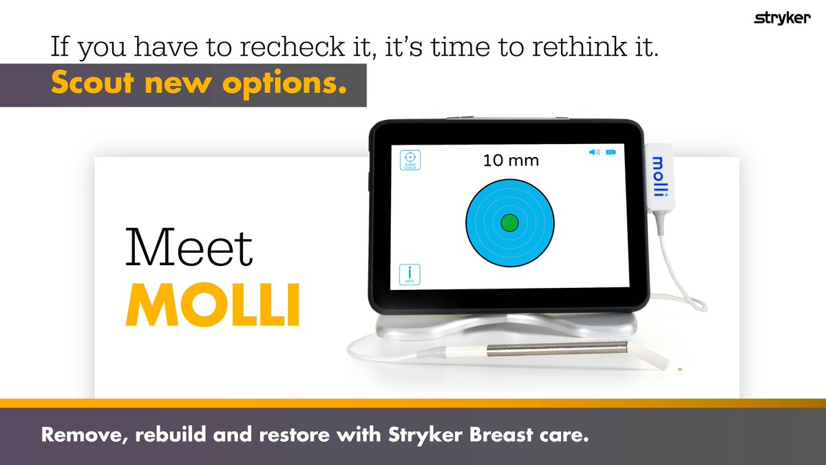 If you have to recheck it, it’s time to rethink it. Scout new options. The MOLLI 2 System has a reliable signal*, allowing you to focus on what’s important – your patients. Contact us at bit.ly/4eiiJSd to learn more.

*100% of surgeons localized the marker in a