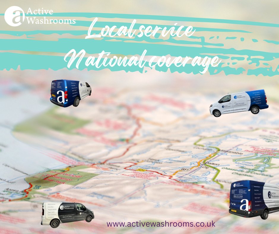 ActiveWashrooms's tweet image. Did you know our services are available nationwide?
Covering the length of Britain. We can help your business stay compliant with the minimum of fuss. activewashrooms.co.uk #LocalServices #NationalCoverage #workplace #washroom #washroomdesign #leadingtheway #ActiveWashrooms