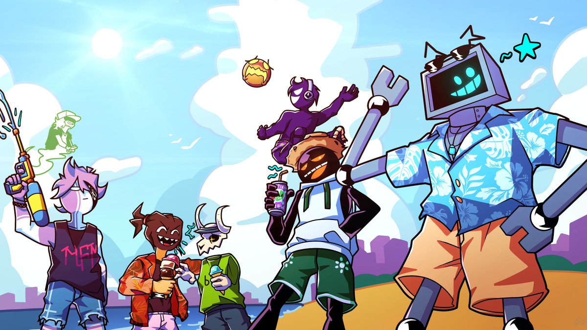 YingWasHere's tweet image. it&apos;s summer time, boys!🌤️