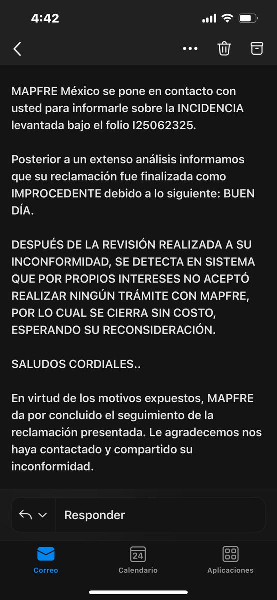 pevian (@adrianaperezvi9) on Twitter photo Después de 11 días ayer me dijeron que me daban $1600 pesos por dos llantas rotas runflat y dos rines de aluminio de un coche deportivo y tenía que depositarles el deducible mas de 15 mil pesos y como no acepté así me contestaron no mamen neta!así que NO CONTRATEN <a href="/MAPFRE_MX/">MAPFRE México</a> Después de 11 días ayer me dijeron que me daban $1600 pesos por dos llantas rotas runflat y dos rines de aluminio de un coche deportivo y tenía que depositarles el deducible mas de 15 mil pesos y como no acepté así me contestaron no mamen neta!así que NO CONTRATEN <a href="/MAPFRE_MX/">MAPFRE México</a>