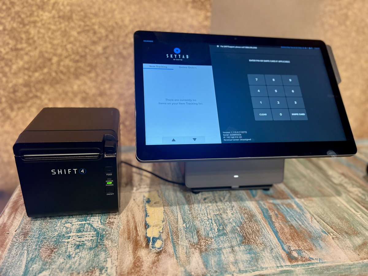 mehank110's tweet photo. Coming Soon! 🚀 Regin Reef in Winchester, VA is set to open with the cutting-edge @SkyTabPOS by @Shift4 — bringing top-tier service powered by high tech! 🍽️📱 #GrandOpening #SkyTabPOS #Shift4 #POSUpgrade #RestaurantTech #WinchesterVA #TechDrivenService https://t.co/UehjJC8I1V