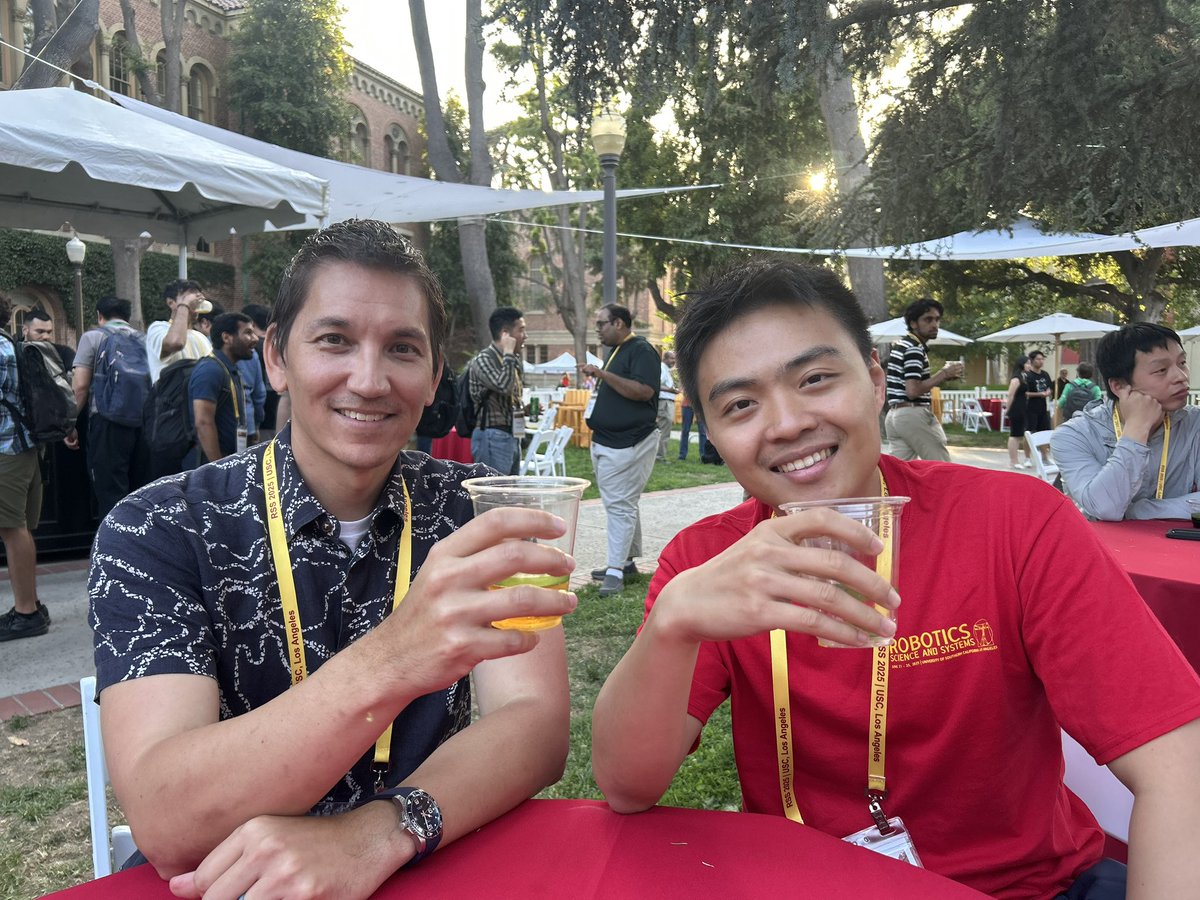 Had a blast at RSS25! It was great to catch up with old friends and meet new friends. Amazing progress in the field. Also grabbed my first drink with my PhD advisor Kris since graduation!