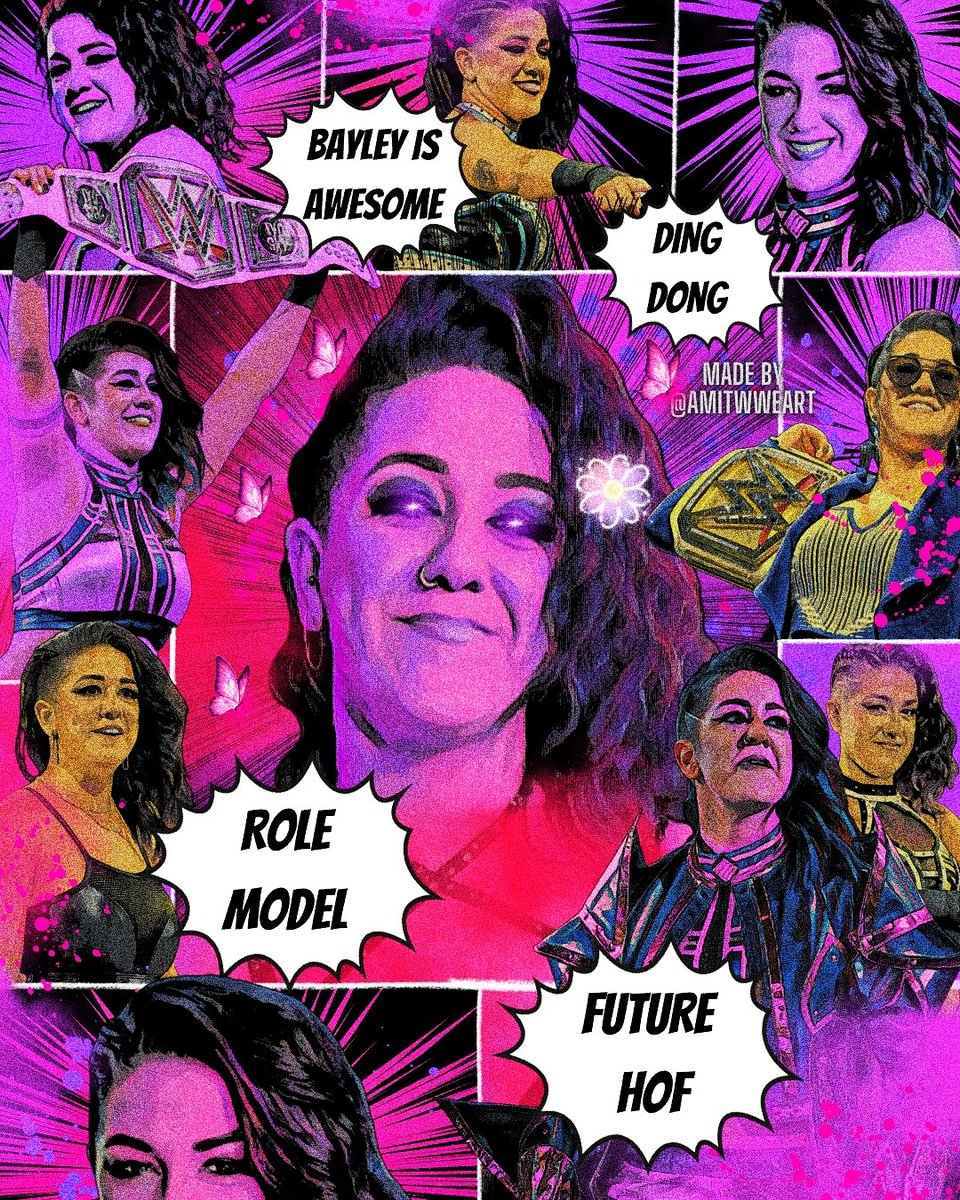 AmitWWEArt's tweet image. The Role Model 🙌🏻
Bayley is Awesome! 🙌🏻

.@itsBayleyWWE #Bayley #RoleModel #WWERaw #FanArt 
#WrestlingArt