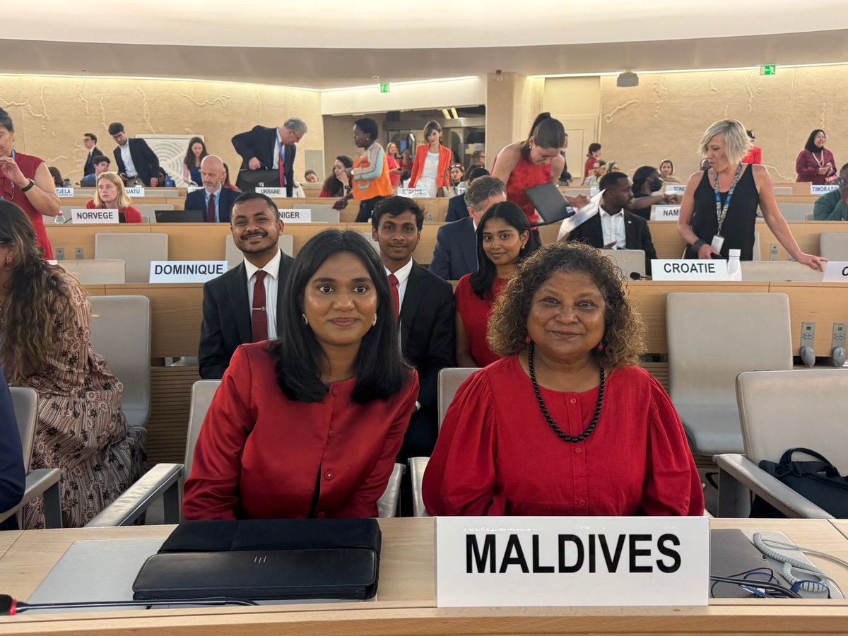 MDVinGeneva's tweet photo. The #Maldives remains committed to shaping a diplomatic landscape that is inclusive, equitable, and representative. Empowering women in diplomacy is key to building a multilateral system that truly delivers for all.
#WomenInDiplomacy #IDWD https://t.co/NWy0aEQ8nY