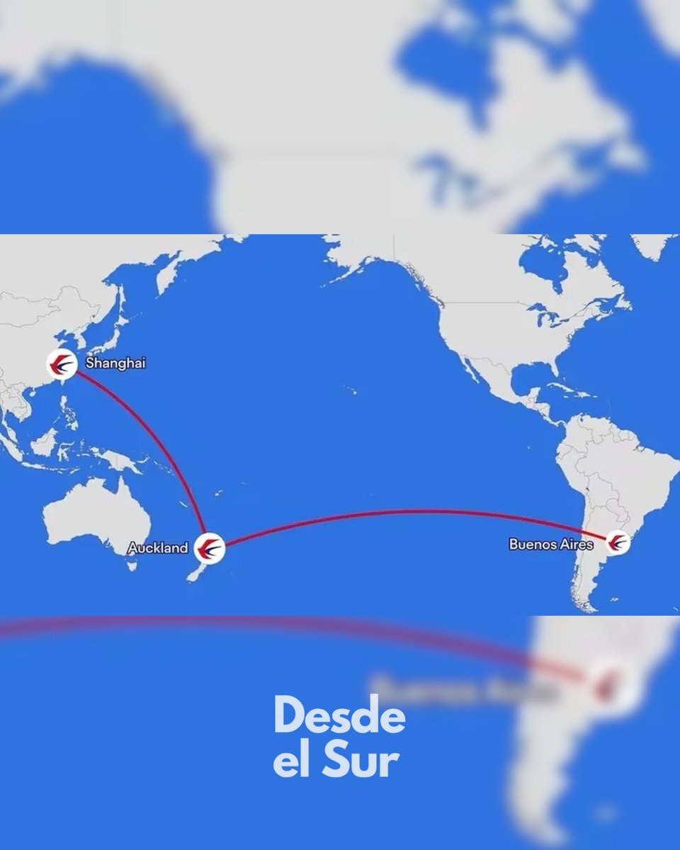 🇨🇳🇦🇷 Nueva conexión directa entre #Shanghái y #BuenosAires

👉 China Eastern Airlines comenzará a operar vuelos directos, con escala técnica en #Auckland, Nueva Zelanda 🇳🇿. Se trata de un acuerdo histórico que busca potenciar el turismo y el comercio entre #Argentina y #Asia.