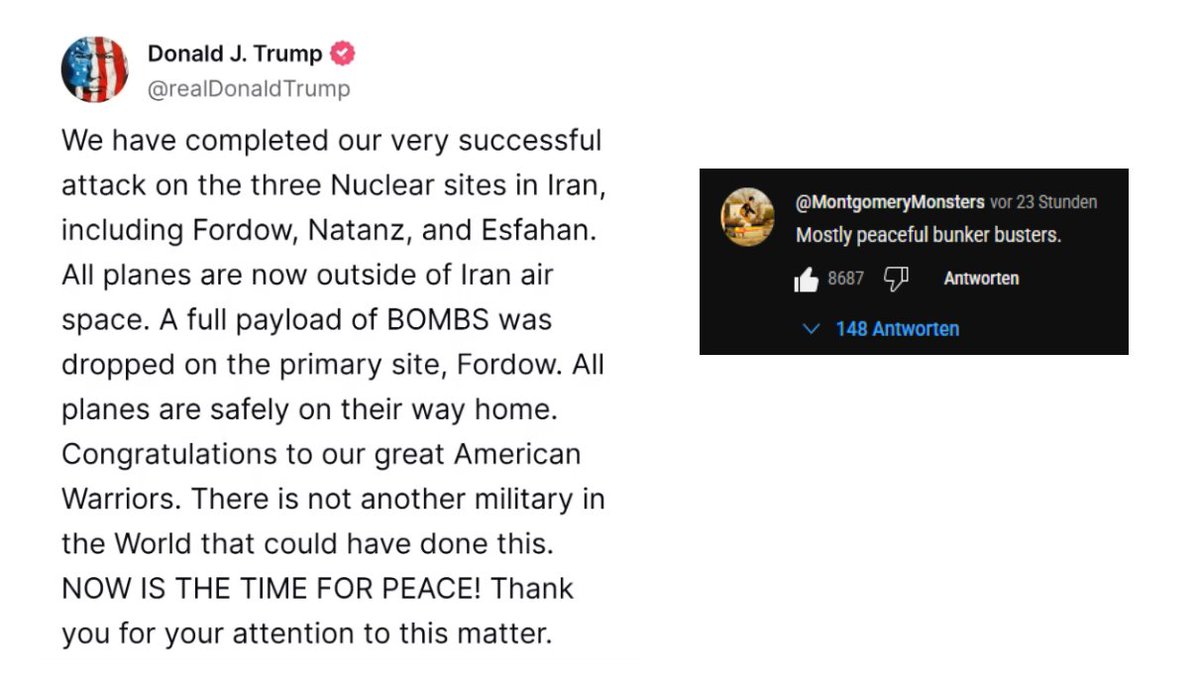 This is peak 2025 Social Media. And emotions and content aside, it's a good thing.
Also: Future historians will have the time to analyse every single comment that is made by us average egos in these posts. Understanding this should be teached in schools asap.