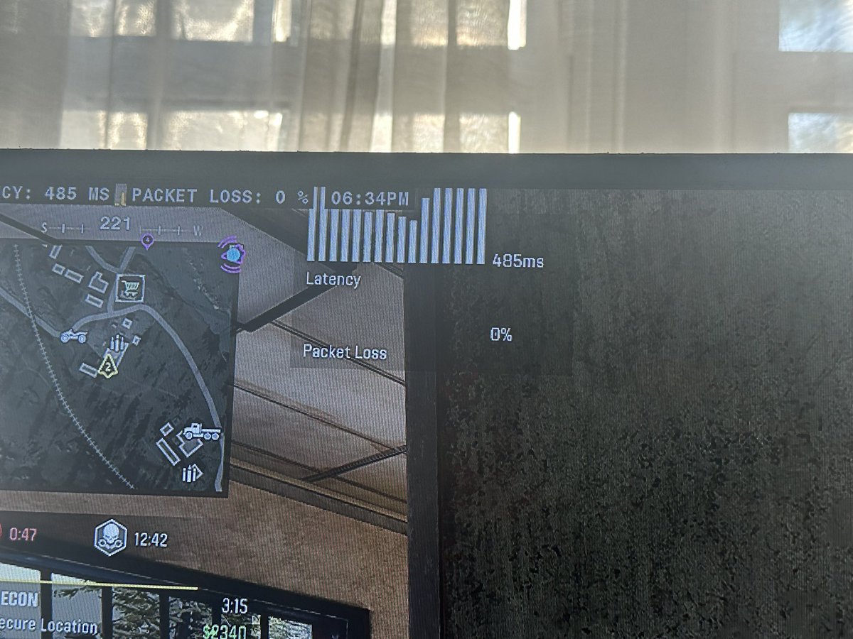 Bane_Gerard's tweet photo. @ATVIAssist  @Activision when will you be fixing your server lags after you make us update every few weeks?  This lag has started after the recent update. https://t.co/m2yUk9RTJA