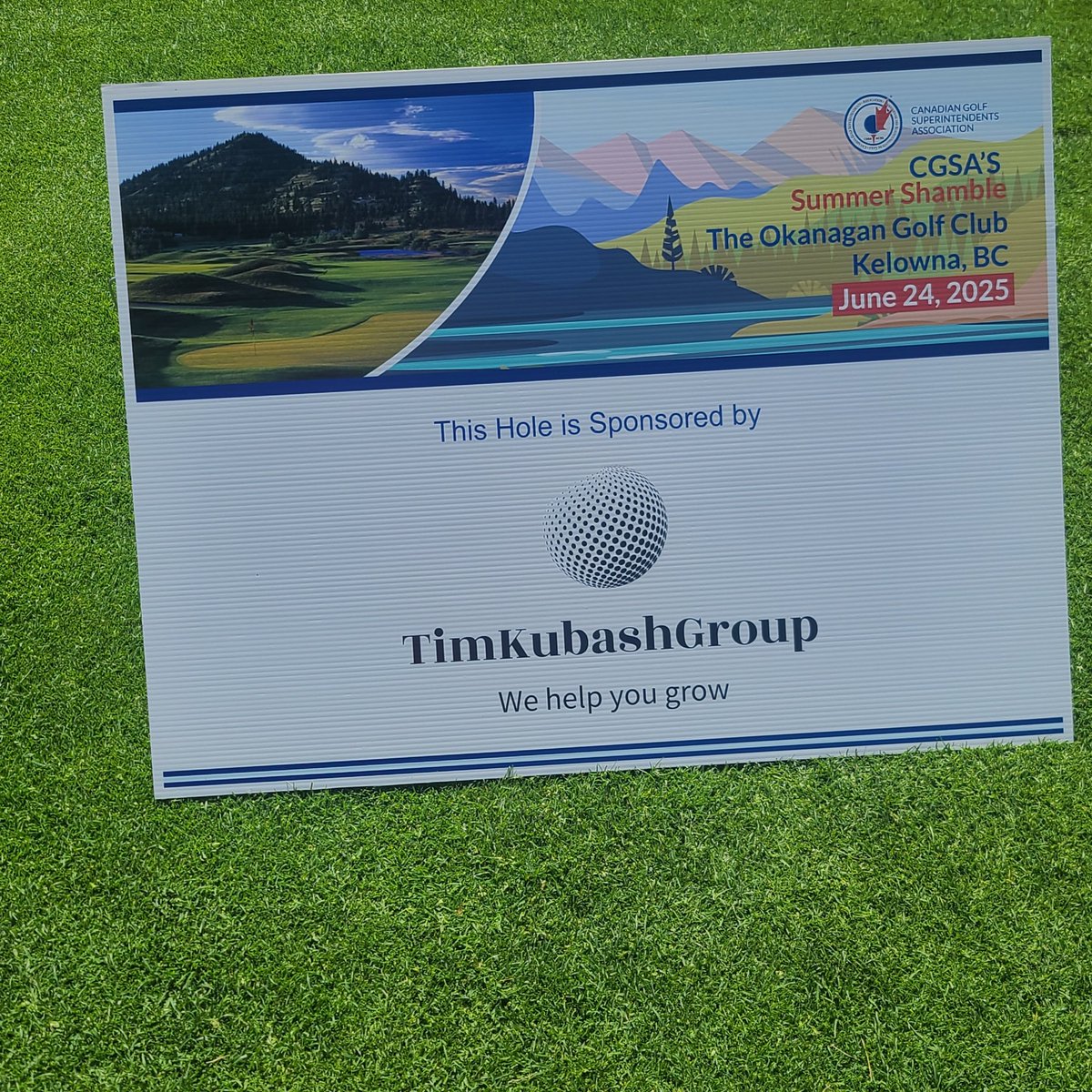 GolfSupers's tweet image. Thank you to Tim Kubash Group for your support of the Shamble. #summershamble25