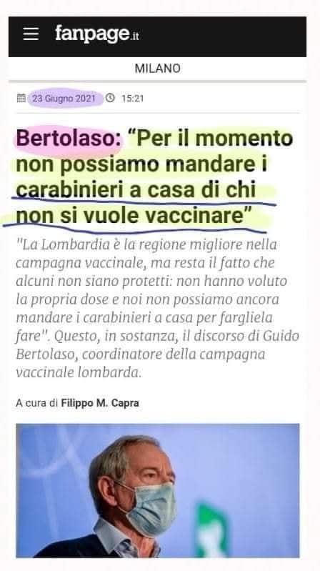 ___Anna22's tweet photo. "Per il momento" è la cifra della dittatura. https://t.co/grMnPokiKw